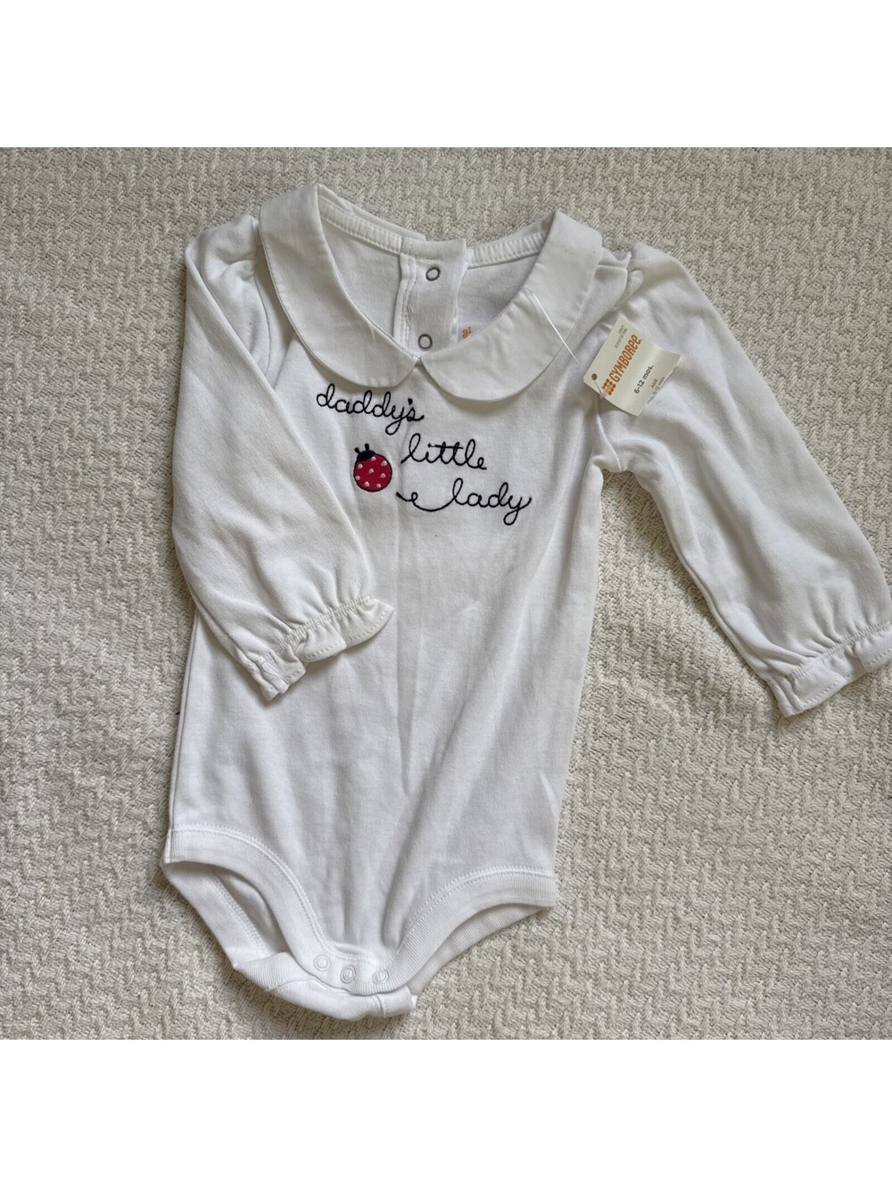 Gymboree 2012 Brand New Daddy's Little Lady Love Bug Bodysuit Size 6-12M